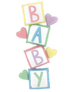LRG SHP BABY BLOCKS SPECIAL DELIVERY 63" (PKG)(D) sale