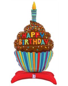LRG SHP HB CUPCAKE STAND UP AIR FILL 31" (PKG)