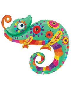 LRG SHP FESTIVE CHAMELEON 39" (PKG)