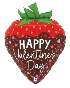 LRG SHP HVD CHOCOLATE STRAWBERRY 21" (PKG)(D) sale