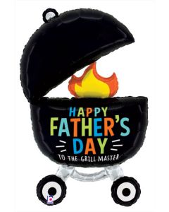 LRG SHP HAPPY FATHER'S DAY GRILL MASTER 34" (PKG)(D) sale