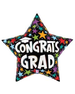 28S BRILLIANT CONGRATS GRAD STAR (PKG)(D)