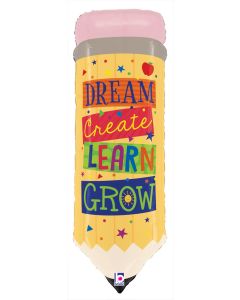 LRG SHP INSPIRATIONAL SCHOOL PENCIL 31" (PKG)