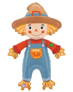 LRG SHP HAPPY FALL CUTE SCARECROW 40" (PKG)