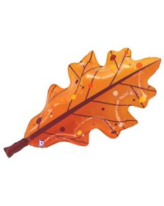 LRG SHP FALL ORANGE LEAF 33" (PKG)