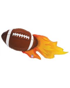 LRG SHP FOOTBALL FLAMES 40" (PKG)