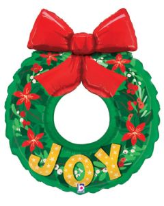 LRG SHP JOY WREATH 36" (PKG)