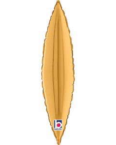 MIN SHP TAPERED LEAF GOLD 17" AIR FILL (SOLD IN 10'S)