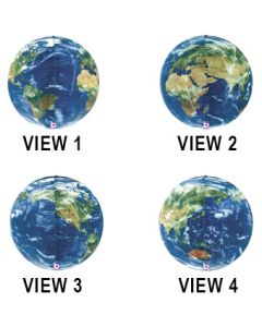 DIMENSIONALS GLOBE EARTH 15" (PKG)