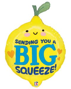 LRG SHP SENDING YOU A BIG SQUEEZE LEMON 27" (PKG)