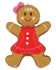 LRG SHP GINGERBREAD WOMAN 35" (PKG)