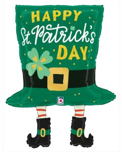 LRG SHP ST. PAT'S TOP HAT 32" (PKG)