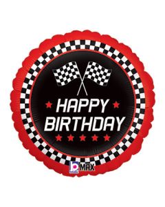 18C HB CHECKERED FLAG (PKG)