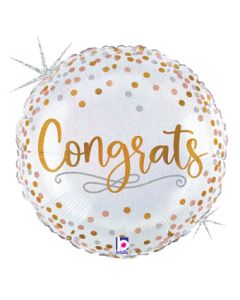 18C CONGRATS GLITTER CONFETTI (HOLO)