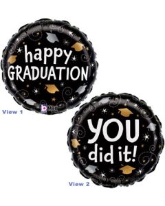 18C HAPPY GRADUATION YOU DID IT SWIRLS (D) sale