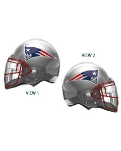 FOOTBALL LRG SHP NEW ENGLAND PATRIOTS HELMET 21"