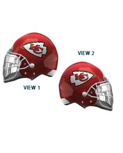 FOOTBALL LRG SHP KANSAS CITY CHIEFS HELMET 21" (PKG)
