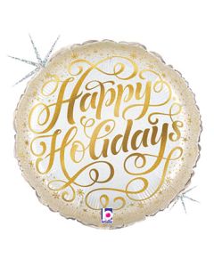 18C GLISTENING HAPPY HOLIDAYS (HOLO)(PKG)