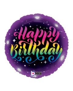 18C HB NEON BIRTHDAY (PKG)