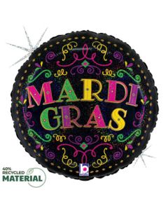 18C MARDI GRAS FILIGREE (HOLO)(D)