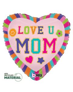 18H LOVE YOU MOM PATCHES