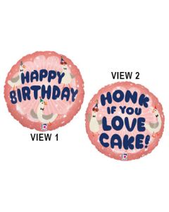 18C HB SILLY GOOSE HONK IF YOU LOVE CAKE