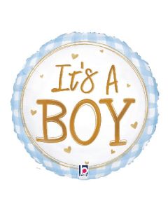 18C BABY BOY GINGHAM (PKG)