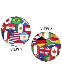 18C WORLD CUP FLAG SOCCER BALL  sale