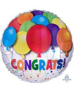 18C CONGRATS BOLD BALLOONS (D) sale