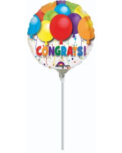 9C BOLD CONGRATULATIONS BALLOONS AIR FILL ONLY (D)