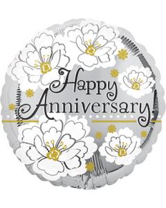 18VLP HAPPY ANNIVERSARY SILVER