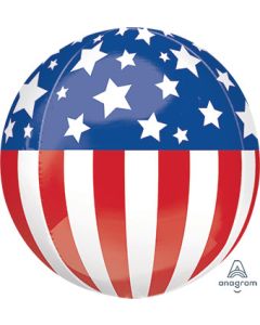 ORBZ PATRIOTIC AMERICAN FLAG 16" (PKG)