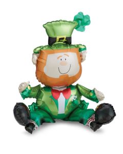 LRG SHP SITTING LEPRECHAUN 22"(MULTI)(PKG) AIR FILL (D) sale