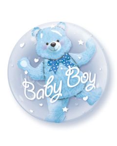 BUBBLE (DOUBLE) 24C BABY BOY BLUE BEAR (PKG)(D) sale