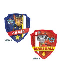 LRG SHP PAW PATROL CHASE & MARSHALL 27" (PKG)