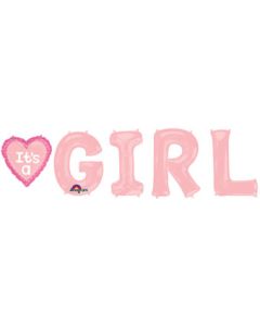 LRG SHP IT'S A G-I-R-L LETTER BUNCH (PKG)(D) sale