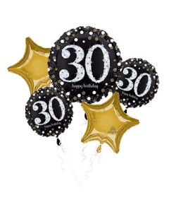 BOUQUET HB 30 SPARKLING BIRTHDAY (PKG)(D)