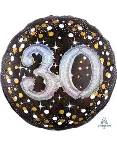 LRG SHP SPARKLING 30 (MULTI-BALLOON)(HOLO)36"(PKG)(D) sale