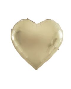 DECOHEART JUMBO CHAMPAGNE 68" (PKG)