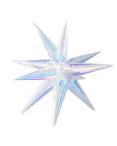 STARBURST JUMBO IRIDESCENT 60" (MULTI-BALLOON)(PKG)