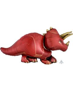 LRG SHP DINOSAUR TRICERATOPS 42" (PKG)