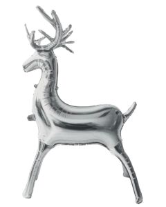 LRG SHP REINDEER SILVER 34" (PKG) AIR FILL ONLY