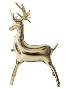 LRG SHP REINDEER CHAMPAGNE 34" (PKG) AIR FILL ONLY