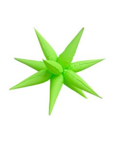 STARBURST LARGE NEON GREEN 40" (MULTI-BALLOON)(PKG)