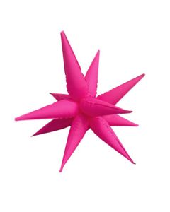 STARBURST LARGE NEON PINK 40" (MULTI-BALLOON)(PKG)
