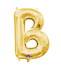 MIN SHP LETTER B GOLD ANAGRAM CONSUMER INFLATED (PKG)