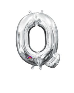 MIN SHP LETTER Q SILVER ANAGRAM CONSUMER INFLATED (PKG)