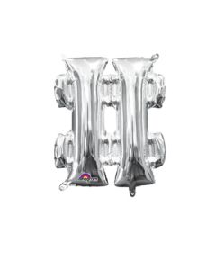 MIN SHP SYMBOL HASHTAG (#) SILVER ANAGRAM C.I. (PKG)(D)sale