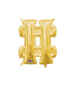 MIN SHP SYMBOL HASHTAG (#) GOLD ANAGRAM CI (PKG)(D) sale