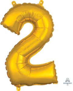 MIN SHP NUMBER 2 GOLD ANAGRAM CONSUMER INFLATED (PKG)